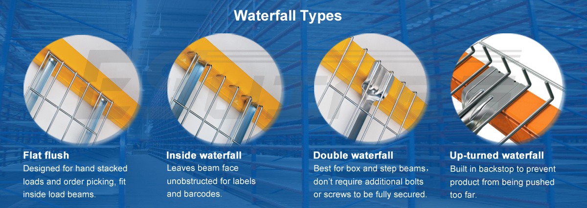 wire decking Waterfall Type