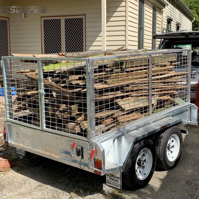Heavy Duty 8x5 Tandem Trailer With Cage