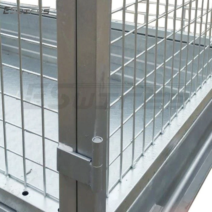 Single Axle Caged Trailer