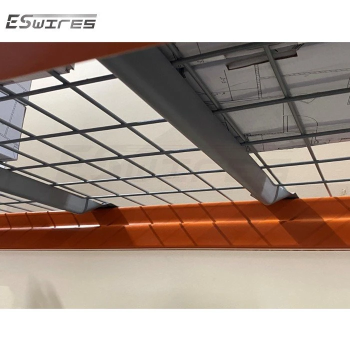 wire mesh decking pallet rack different angle